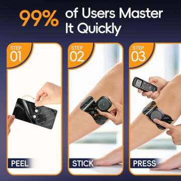 Comfytemp Wireless TENS Unit 30 Modes Muscle Stimulator for Pain Relief, FSA HSA Eligible 2 Packs Rechargeable TENS Machine with Remote, Pulse Muscle Stimulator for Back Shoulder Sciatica (4pads)