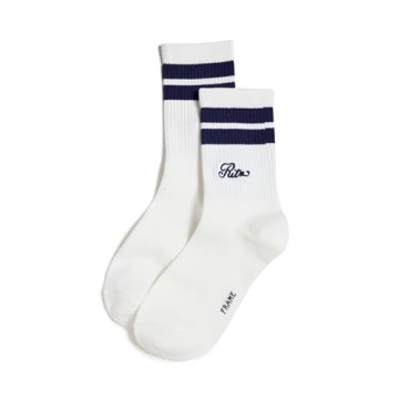 FRAME Women's Ritz Unisex Striped Athletic Socks - Stylish Comfort