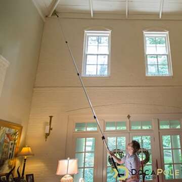 DOCA Telescoping Pole Cleaning Kit - 7-30 Ft Dust Free Experience
