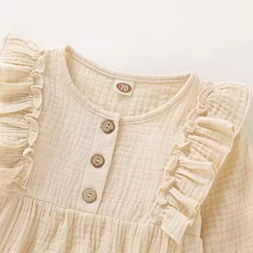 Cute Newborn Baby Girl Romper for Fall and Winter