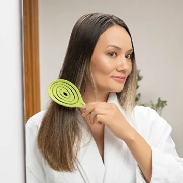 Ninabella Organic Detangling Hair Brush - Vegan & Eco-Friendly