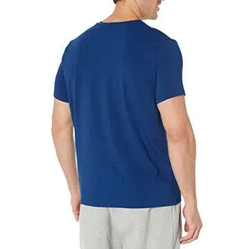 Nautica Men's Solid Slim Fit V-Neck T-Shirt – Royal Blue