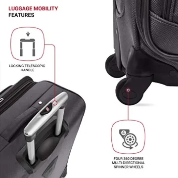 SwissGear Sion Softside Expandable Luggage Carry-On