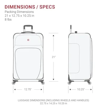 SwissGear Sion Softside Expandable Luggage Carry-On