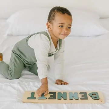 Custom Wooden Name Puzzle for Kids | Bloom Owl