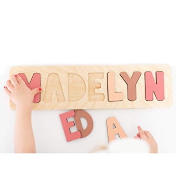 Custom Wooden Name Puzzle for Kids | Bloom Owl