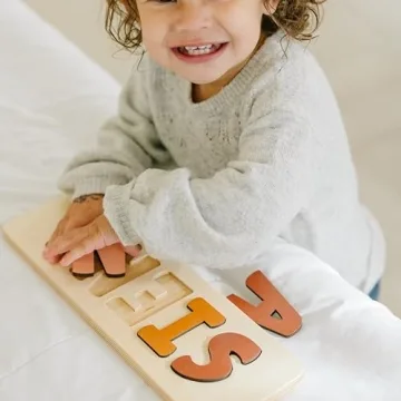 Custom Wooden Name Puzzle for Kids | Bloom Owl