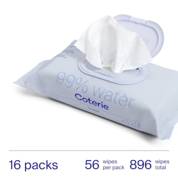 Coterie Baby Wipes - Gentle, Large, Eco-Friendly Essentials