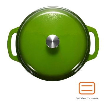 Affordable Amazon Basics Enameled Dutch Oven for Home Cooks