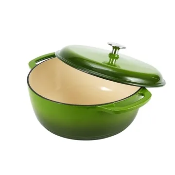 Affordable Amazon Basics Enameled Dutch Oven for Home Cooks