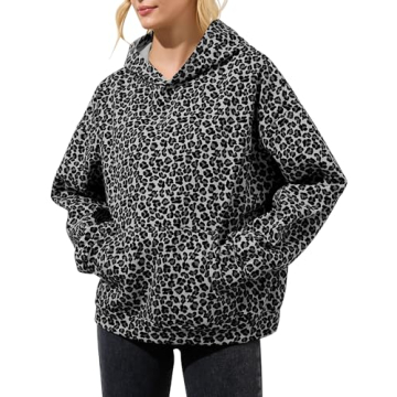 Ziesexy Cheetah Print Oversized Hoodie - Trendy 2000s Style