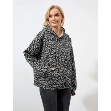 Ziesexy Cheetah Print Hoodie for Stylish Comfort