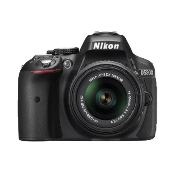 Nikon D5300 24.2 MP CMOS Digital SLR Camera with 18-55mm f/3.5-5.6G ED VR Lens (Renewed)