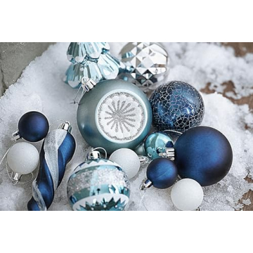 Valery Madelyn 100ct Shatterproof Christmas Ornament Set