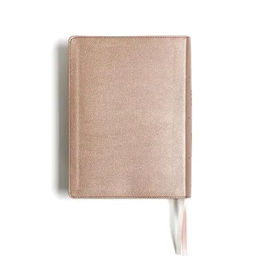 CSB Study Bible - Rose Gold, Indexed, Red Letter Edition