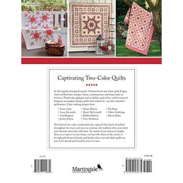 Martingale Red and White Quilts II Book: Timeless Quilt Designs to Inspire