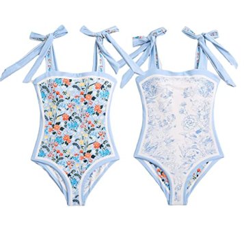 ASHER FASHION Women's Tummy Control Reversible Swimsuit: Stylish Comfort for Every Day