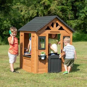 Sweetwater Cedar Wooden Playhouse - Fun for Kids