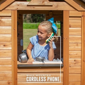 Sweetwater Cedar Wooden Playhouse - Fun for Kids