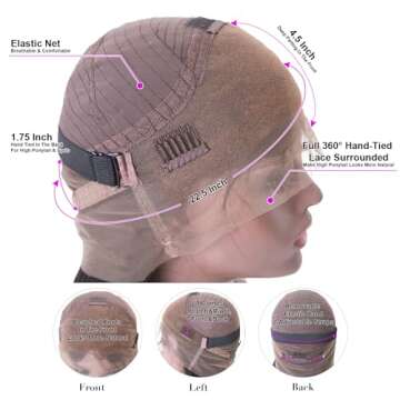 Premier Yaki Straight 360 Lace Front Wig for Women