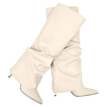 MOTIMODEN Women's Chic Knee High Fashion Boots