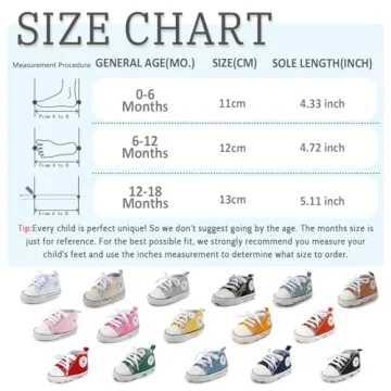 Save Beautiful Baby Girls Boys Canvas Sneakers Soft Sole High-Top Ankle Infant First Walkers Crib Shoes