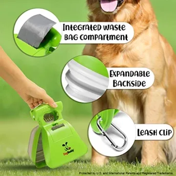 Portable Dog Pooper Scooper with Bag Attachment