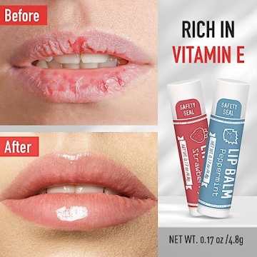 30 Pack Natural Lip Balm by AZEN | Moisturizing Care