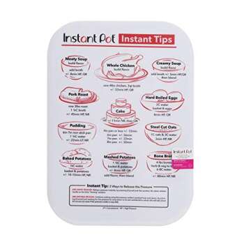 Instant Pot - 5271105 Instant Pot Official Cutting Mat with Recipes, 10x14, White