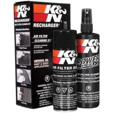 K&N Air Filter Cleaning Kit: Aerosol Filter Cleaner and Oil Kit for Performance Restoration