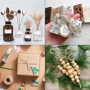 Tenn Well Natural Jute Twine for Crafting and Gardening