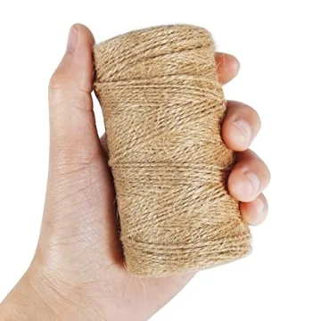 Tenn Well Natural Jute Twine for Crafting and Gardening