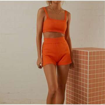 Zempertoopa Y2K Tie Dye Crop Top & High Waist Shorts Set