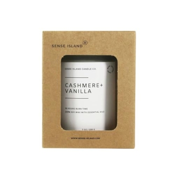 Cashmere Vanilla Scented Candle 50+ Hrs Eco-Friendly