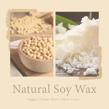 Cashmere Vanilla Scented Candle 50+ Hrs Eco-Friendly