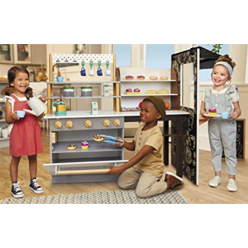 Little Tikes Real Wood Café Bakery Playset for Kids