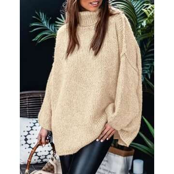 Buy PRETTYGARDEN Women's Chunky Knit Oversized Sweater
