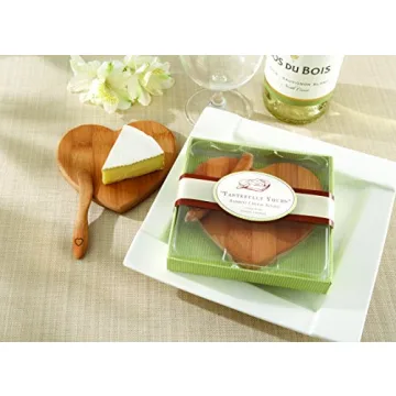 Heart-Shaped Mini Bamboo Cheese Board for Unique Gifts