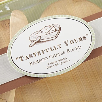 Heart-Shaped Mini Bamboo Cheese Board for Unique Gifts