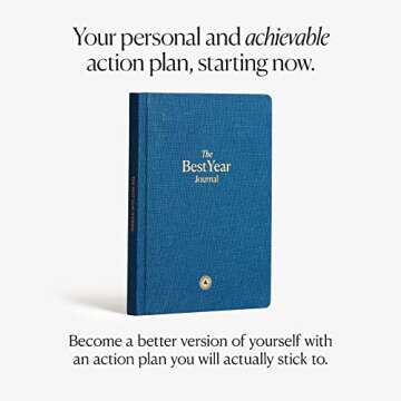 Intelligent Change - The Best Year Journal, Undated 12-Month Productivity Planner, Mindfulness Journal for Reflection, Goal Setting and Time-Management,A5