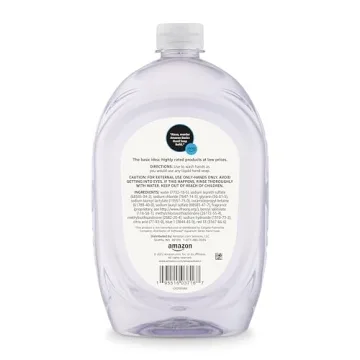 Amazon Basics Gentle & Mild Liquid Hand Soap Refill – 50 fl oz