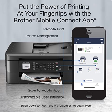 Brother MFC-J1010DW Wireless All-in-One Printer