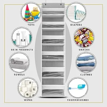 HOMELUX THEORY Heavy Duty Over-the-Door Organizer