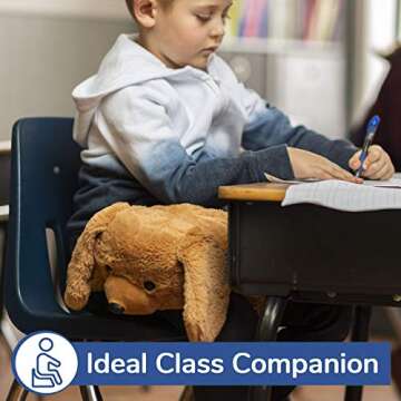 FRIENDLY CUDDLE Weighted Lap Pad for Kids 5 lbs. Sensory Weighted Stuffed Animals Lap Blanket for Ki...