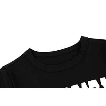 MISSACTIVER Women’s Sexy Vintage Graphic and Letter Print Crop Top Casual Summer Slim Short Sleeve...