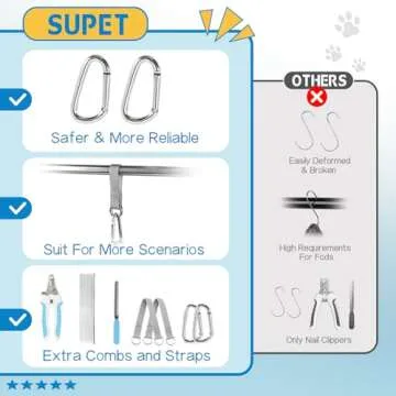 Supet Dog Grooming Hammock for Stress-Free Grooming