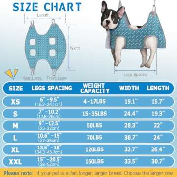 Supet Dog Grooming Hammock for Stress-Free Grooming