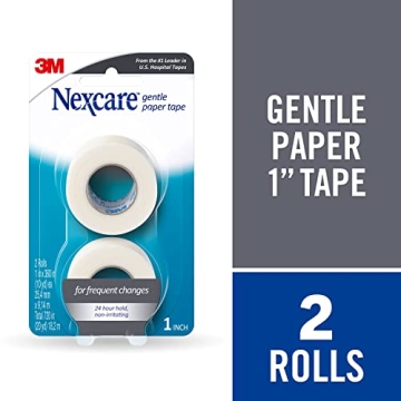 3M Nexcare Gentle Paper First Aid Tape for Sensitive Skin