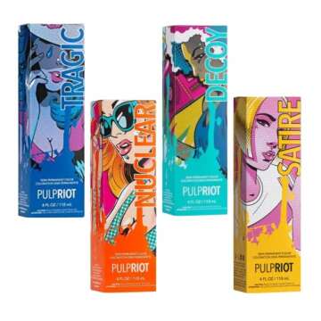 Pulp Riot Semi-Permanent Hair Color NeoPop Nuclear 4oz