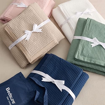 Bedsure Cotton Waffle Weave Duvet Cover - Timeless Elegance